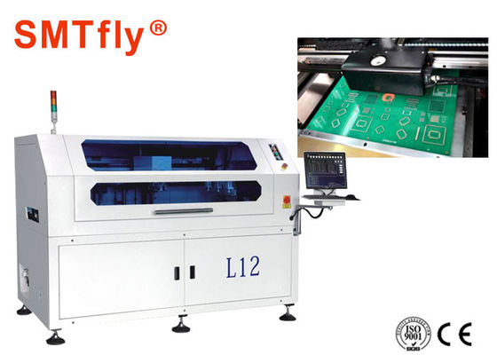 चीन 1200 मिमी मिलाप पेस्ट प्रिंटिंग मशीन स्क्रेपर सिस्टम SMTfly-L12 के साथ पीसीबी एलईडी प्रिंटर आपूर्तिकर्ता