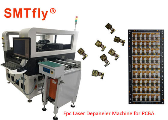 चीन मानक 460 * 460 मिमी में लाइन लेजर पीसीबी Depaneling मशीन कॉम्पैक्ट आकार SMTfly-5L आपूर्तिकर्ता